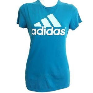 Adidas Short Sleeve Iconic Logo Graphic T-shirt EUC sz M